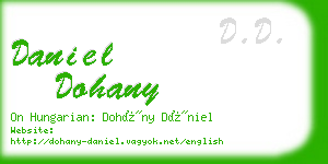 daniel dohany business card